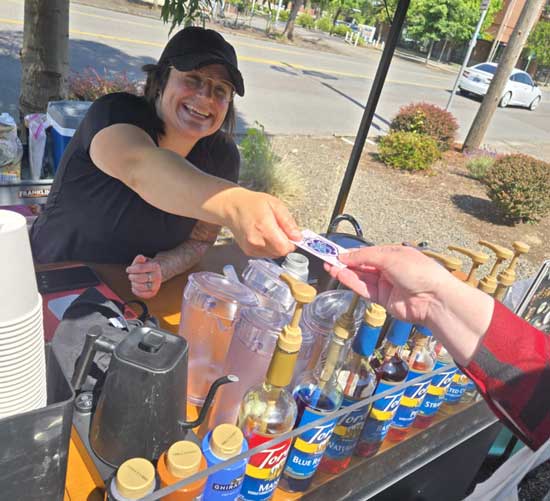 Grab your favorite drink outside at Origin Story Coffee